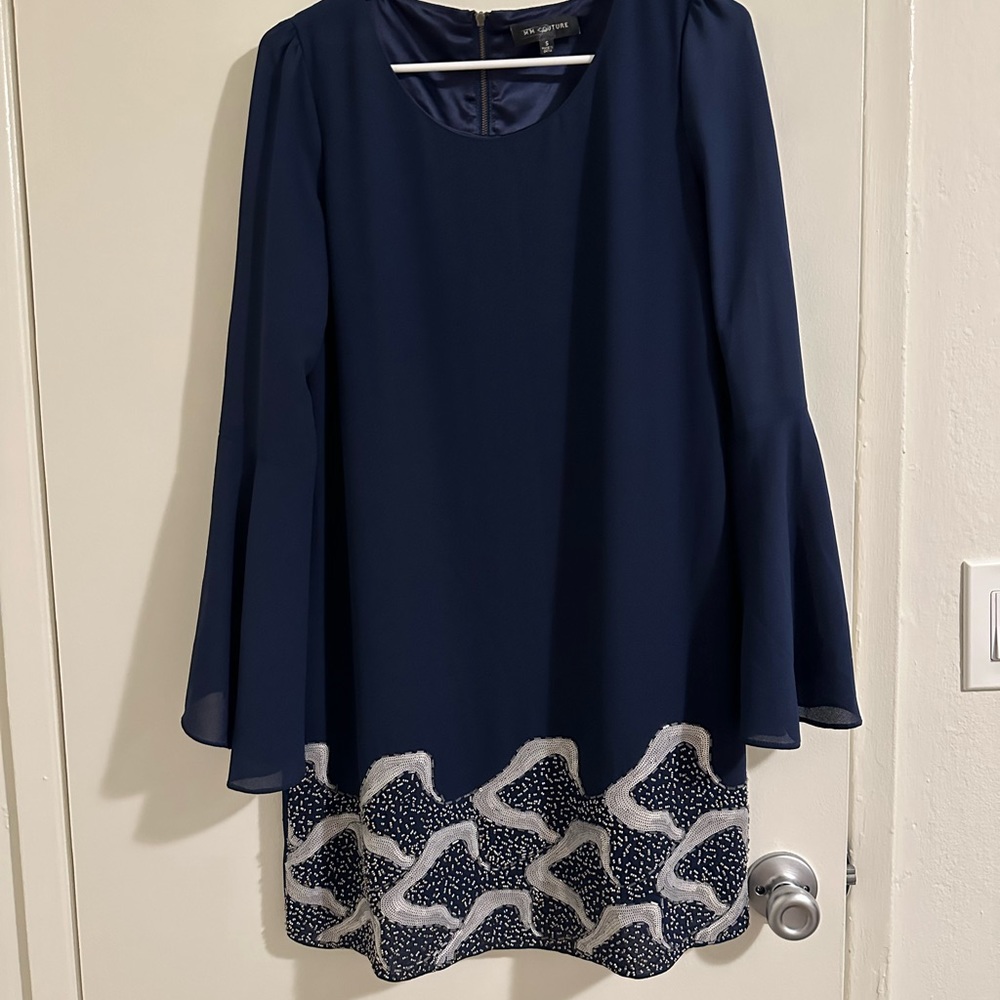 MM Couture Blue Dress - Size S